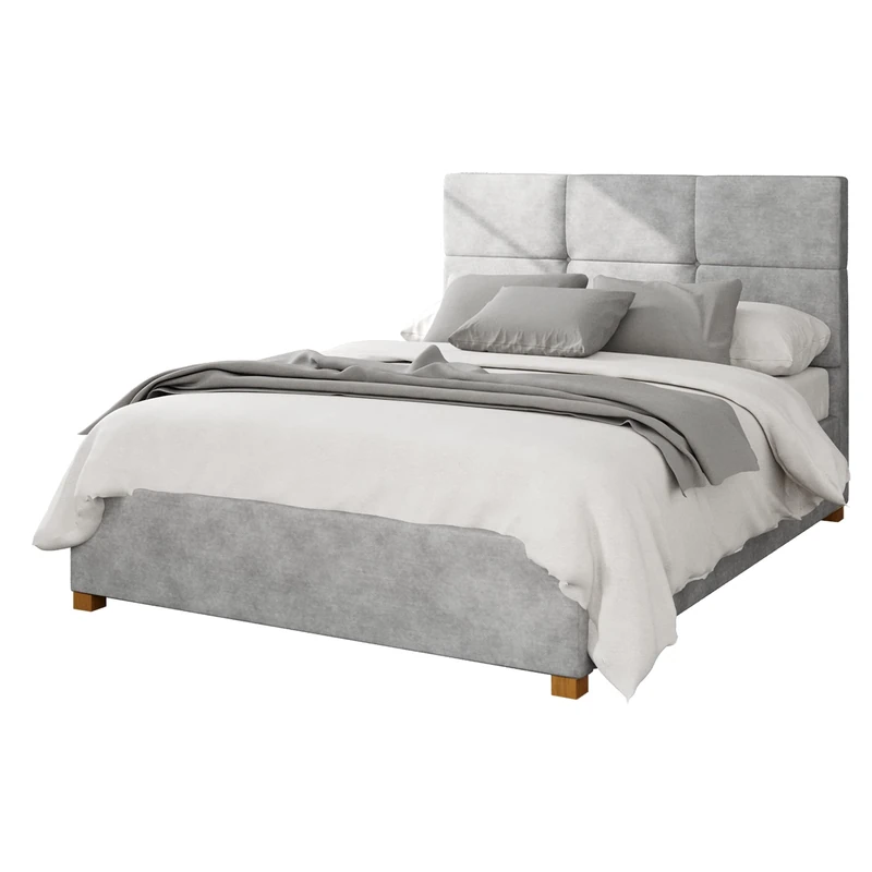Aspire Beds Ottoman - 6 Square - Kimiyo Linen - Silver - 60