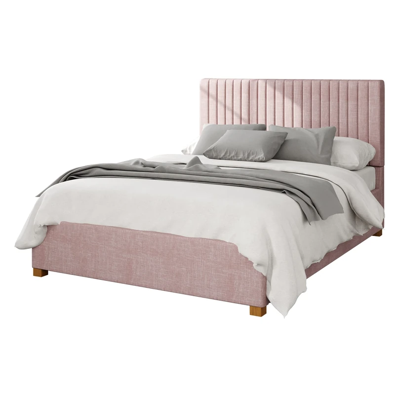 Aspire Beds Ottoman - 19 Vert Ln - Pure Pastel Cotton - Tea Rose - 40