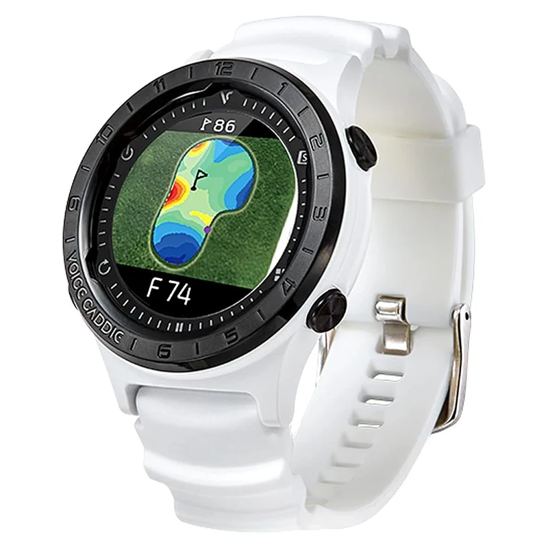 Voice Caddie Unisex - VOICE CADDIE A2 GOLF GPS WATCH WHITE, White, One Size UK - Image 1