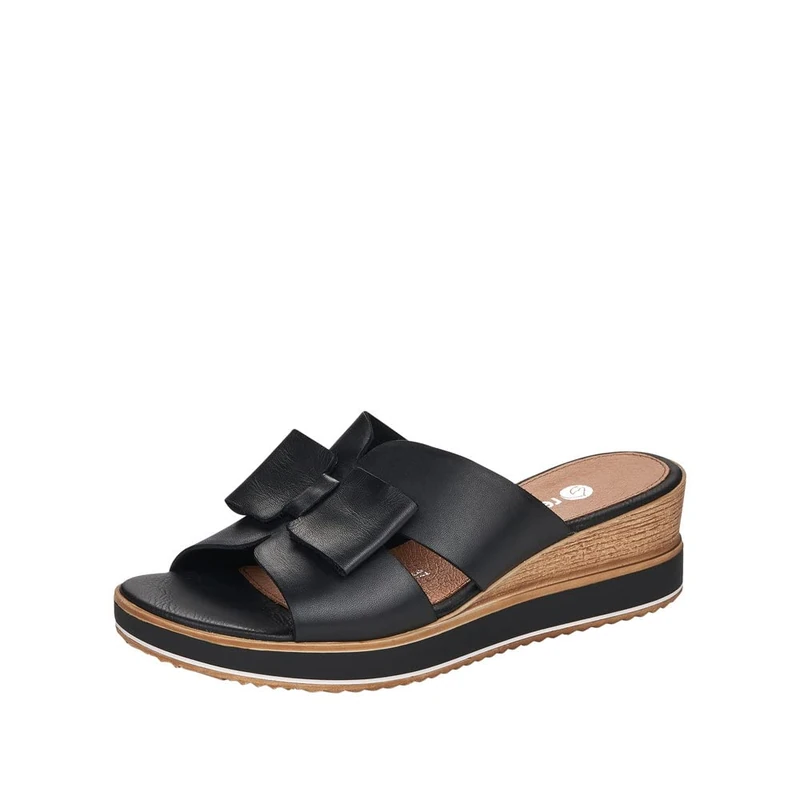 Remonte D6456, Wedge Sandal, Schwarz / 00,