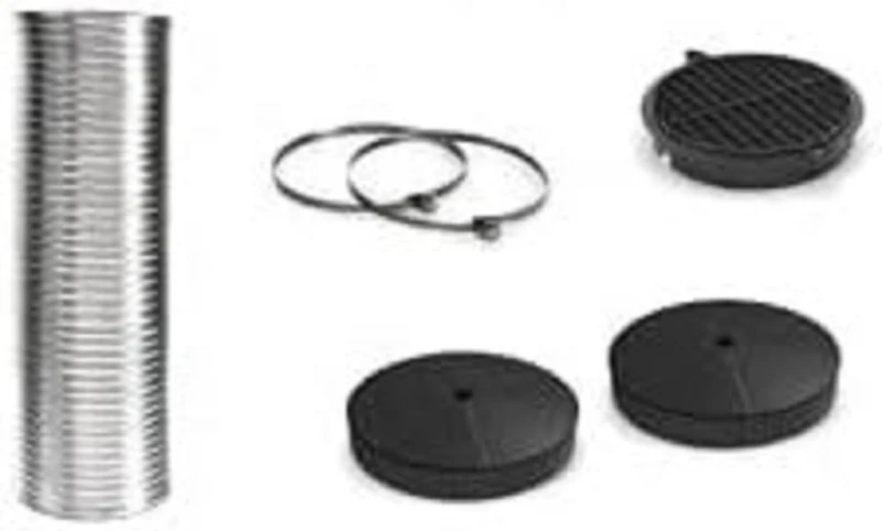 Bosch DWZ0IB0U0 Cooker Hood Recycling Kit - 2 Carbon Filters - Flexible Hose