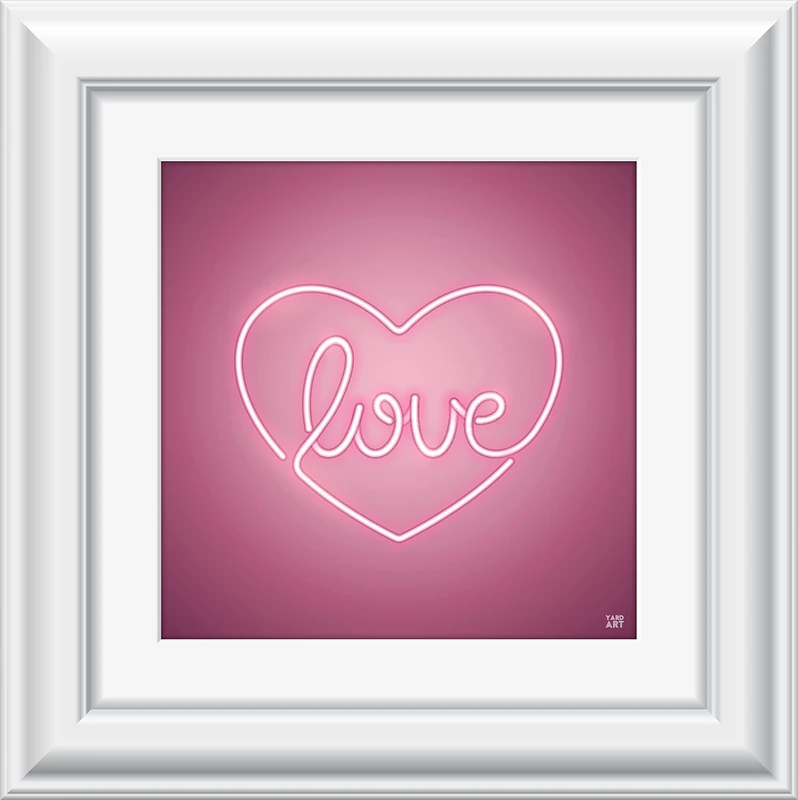 YARDART UK Weatherproof Garden Wall Art Its a Love Thing - Image 1
