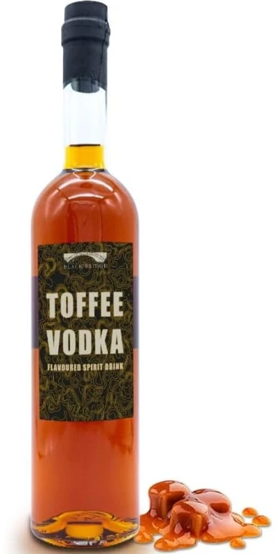 Toffee Vodka 70cl - 20% ABV - Made in Hertfordshire - Perfect Sipping Flavoured Vodka - Smooth Caramel Undertones - Great Gift Idea - Suitable for Vegetarians, Vegan and Kosher