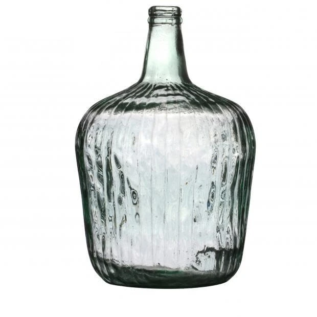 NATURAL LIVING Dame Jeanne Sahara Vase 16 L Recycled Glass Diameter 29 cm x Height 42 cm