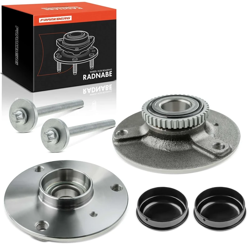 Frankberg 2x Wheel Bearing Hub Wheel Hub Front Axle Left or right Compatible with Cabrio 450 2000-2004 City-Coupe 450 1998-2004 Fortwo 450 2004-2007 Replace# 1870V021000000