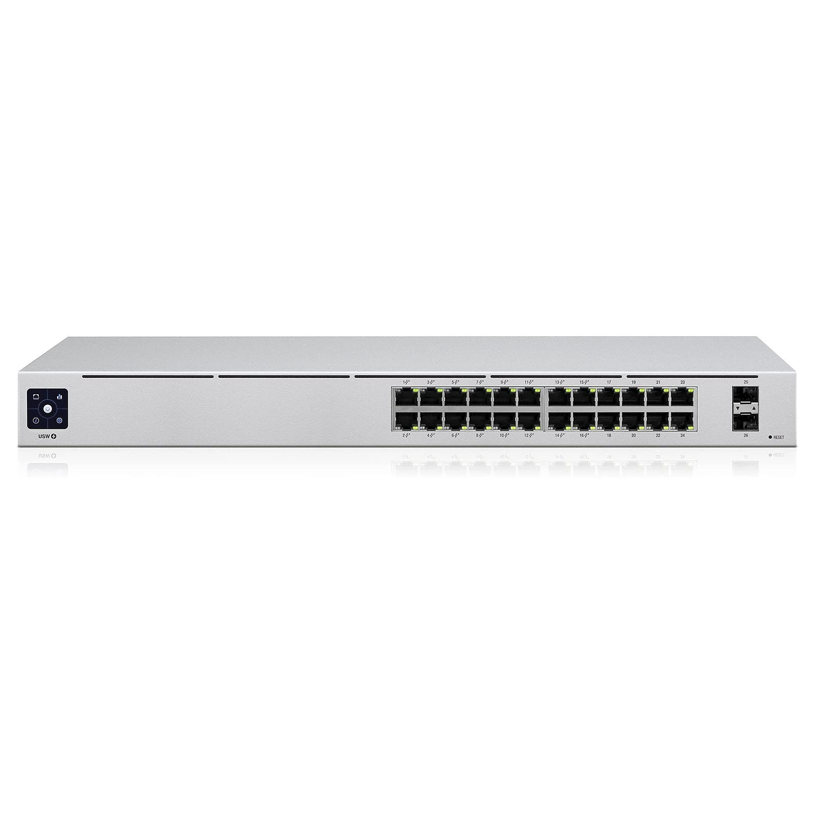 Ubiquiti - USW-24-POE - UniFi Switch USW-24-POE - Switch - Managed - 24 x 10/100/1000 (16 PoE+) + 2 x Gigabit SFP -