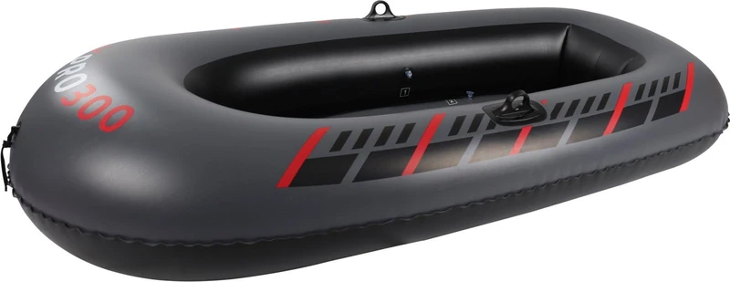 Pure4Fun,Black XPRO 300-1-2 Person Inflatable Boat Dingy Raft