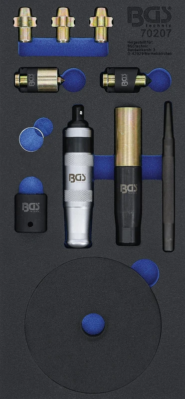 BGS 70207 | Tool Tray 1/3: Rim Lock Dismantling Tool Set | universal