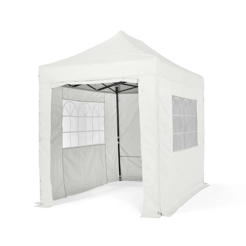 All Seasons Gazebos | 3x2m Pop Up Gazebo with 4 Side Walls & Accessory Pack | Heavy Duty, Fully Waterproof, High Grade Materials (White)