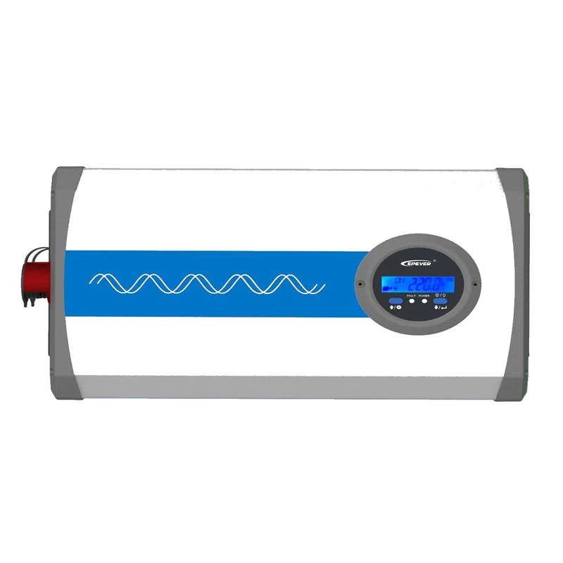 EPEVER IP2000-22 Plus, 2000W 24VDC to 230VAC Pure Sine Wave with LCD display is ideal for emergency home lighting, vehicles and more. - Image 1