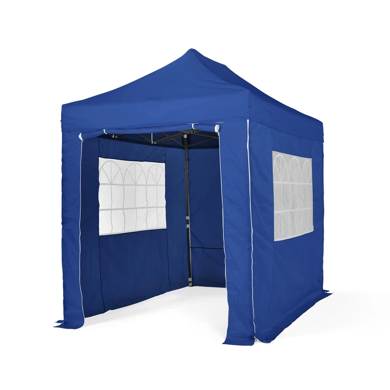 All Seasons Gazebos | 3x2m Pop Up Gazebo with 4 Side Walls & Accessory Pack | Heavy Duty, Fully Waterproof, High Grade Materials (Royal Blue)