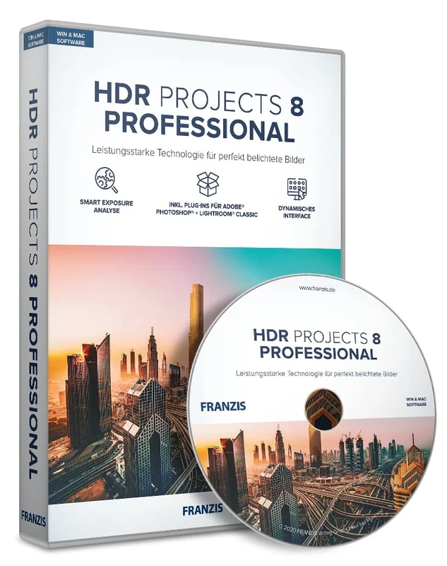 HDR projects 8 professional|Bildbearbeitung|Fotografie für Laien und Profis|Incl. Photoshop PlugIn|für Windows & Mac|Disc|Disc - Image 1