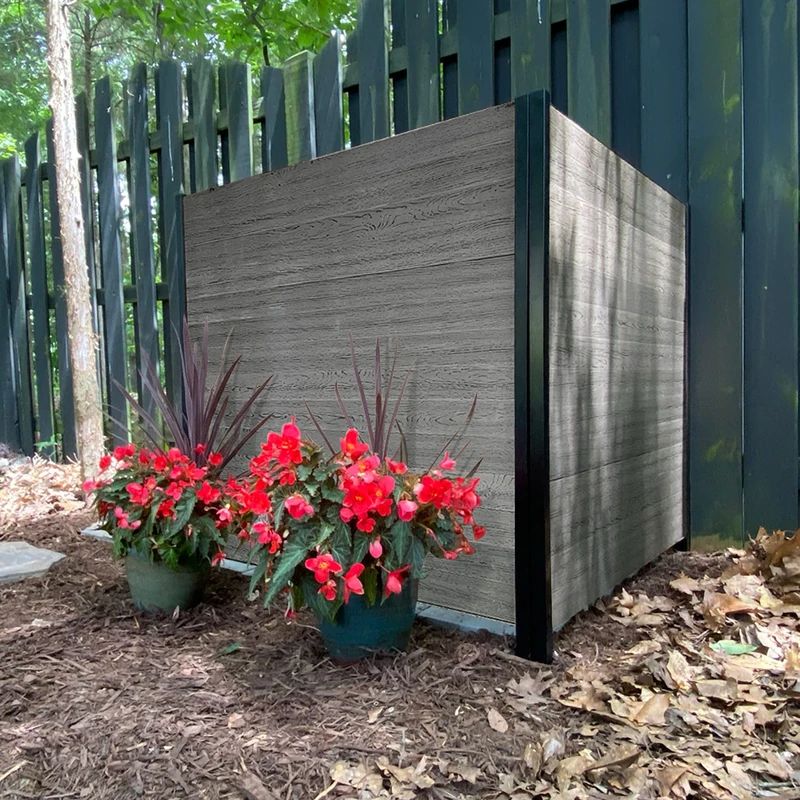 Enclo Privacy Screens EC18002 Lincoln Privacy Screen, Charcoal - Image 1