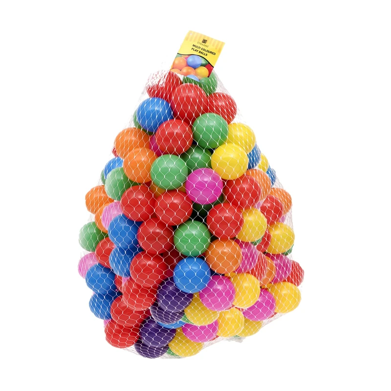 Straame Playballs, Soft Pit Balls for Kids, Small Colourful Plastic Balls, Crush Proof, No Sharp Edges, Toxic Free, Baby Approved Playball Set (Multicolour, 500 Balls)