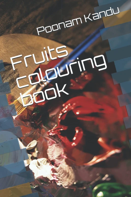 Fruits colouring book