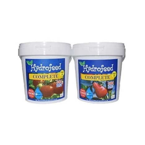 Hydrofeed Complete 2 Part Hydroponics Nutrient Tubs 2 x 1kg