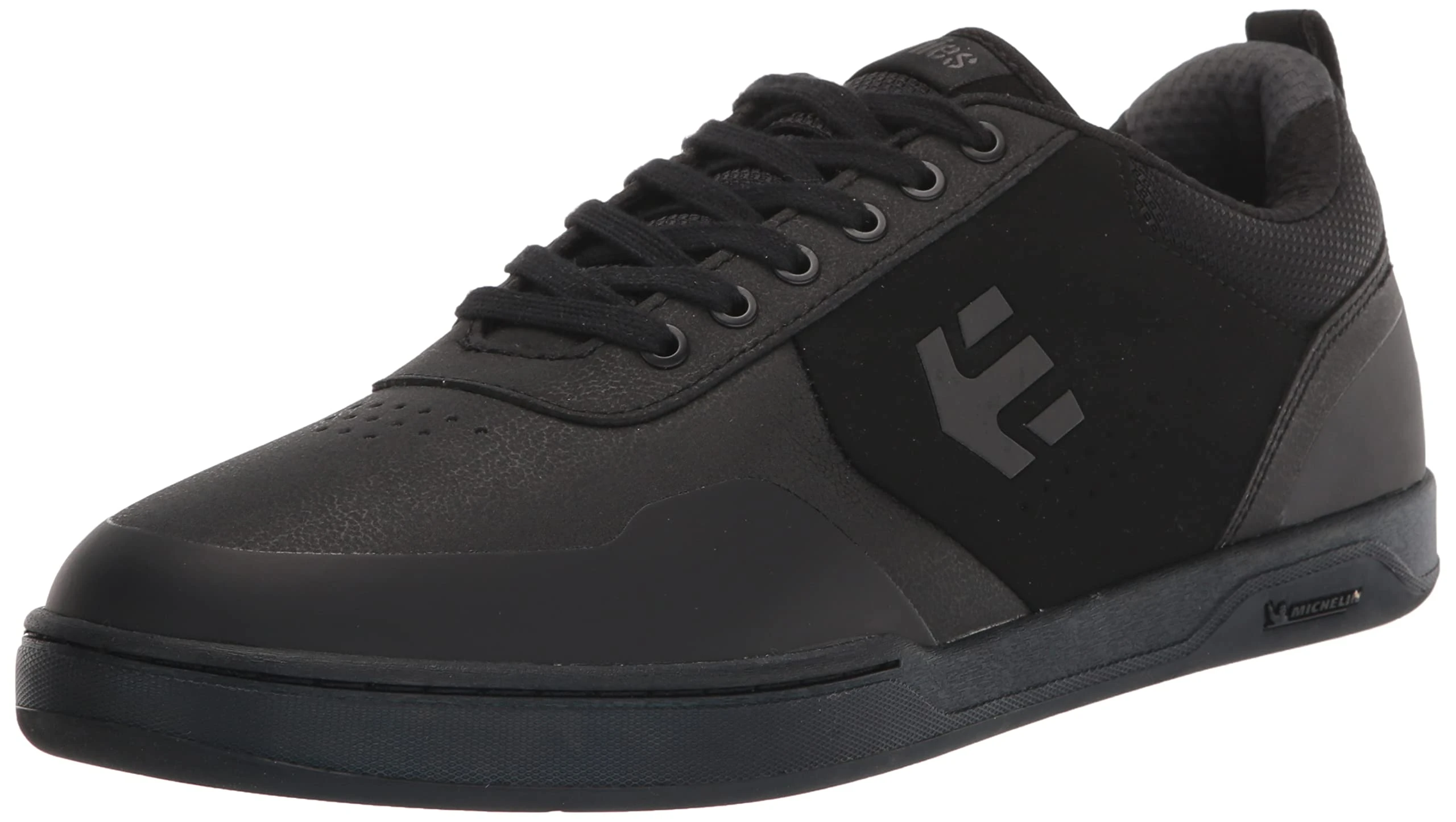 Etnies Men's Culvert Low Top Michelin Skate Shoe, Black/Black/Reflective, 8 UK