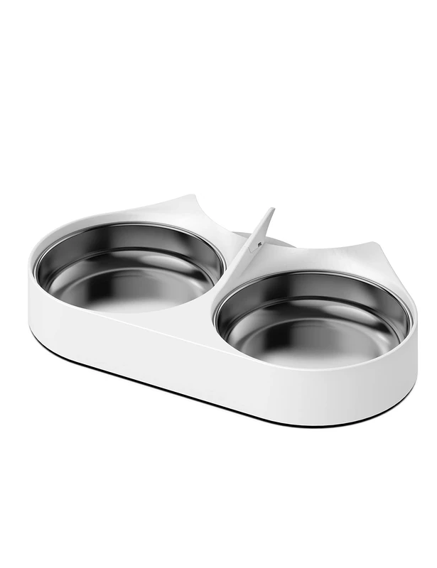 PETLIBRO Replaceable Bowl, Food-Grade Stainless Steel, Detachable Design, Compatible with Granary Series Automatic Pet Feeders PLAF006, PLAF103, PLAF203, White