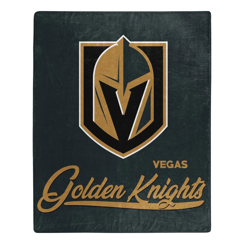 Northwest NHL Vegas Golden Knights Unisex-Adult Raschel Throw Blanket, 50" x 60", Signature