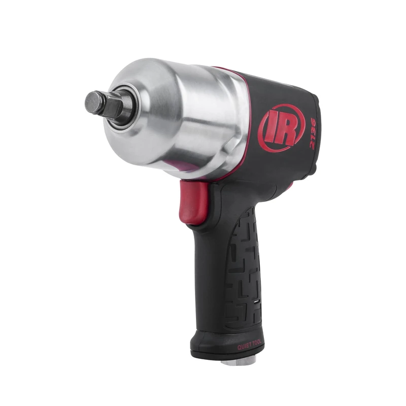 Ingersoll-Rand 2136QXPA Lightweight Air Impact Wrench 1/2", 1500 Nm, Quiet Technology & Friction Ring Retainer, Durable Performance