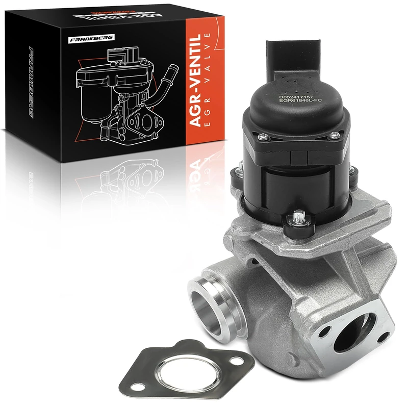 Frankberg EGR Valve Compatible with Fiesta V JD_ JH_ 1.4TDCi 2004-2008 Fiesta VI 1.4TDCi 2009-2021 Fusion JU_ 1.4TDCi 2002-2012 206 2E/K 1.4HDi 2002-2021 Replace# 2S6Q-9D475-BB