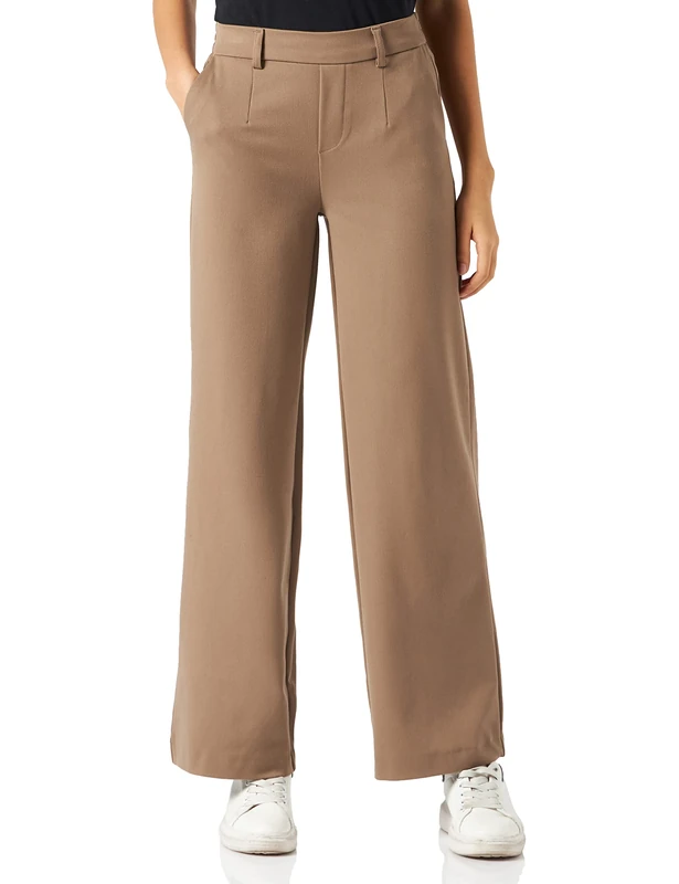 Object Collectors Item Womens Objlisa Wide Noos Pants, Fossil, 16 UK