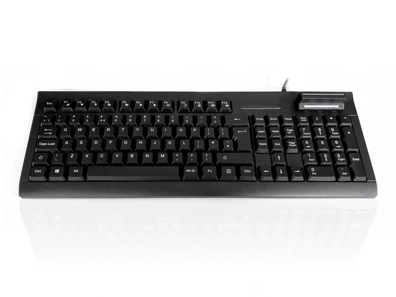 Accuratus 108S PORTUGUESE - USB full layout Standard size Portuguese Layout keyboard with Smart card reader