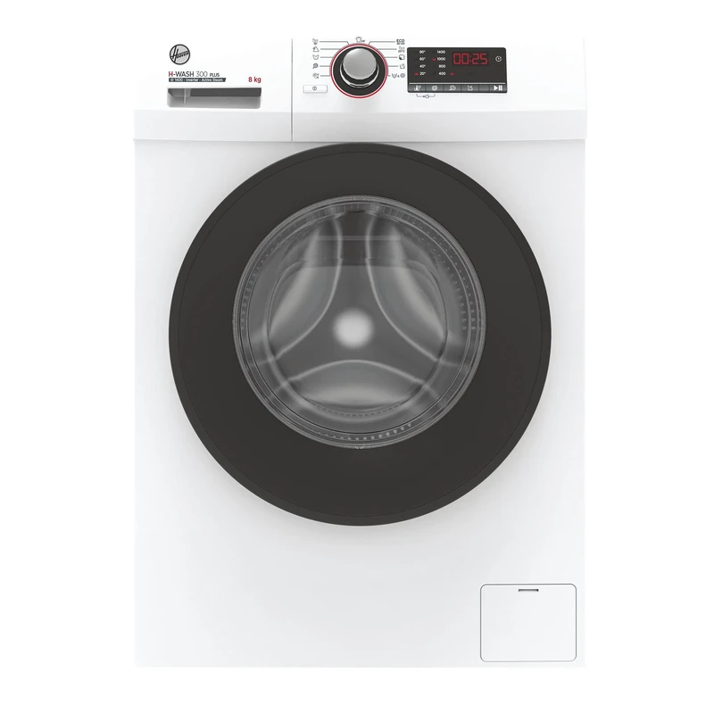Hoover H-Wash 300 RH3W48HMCB Freestanding Washing Machine, Steam Function, 8 kg Load, 1400 rpm, White