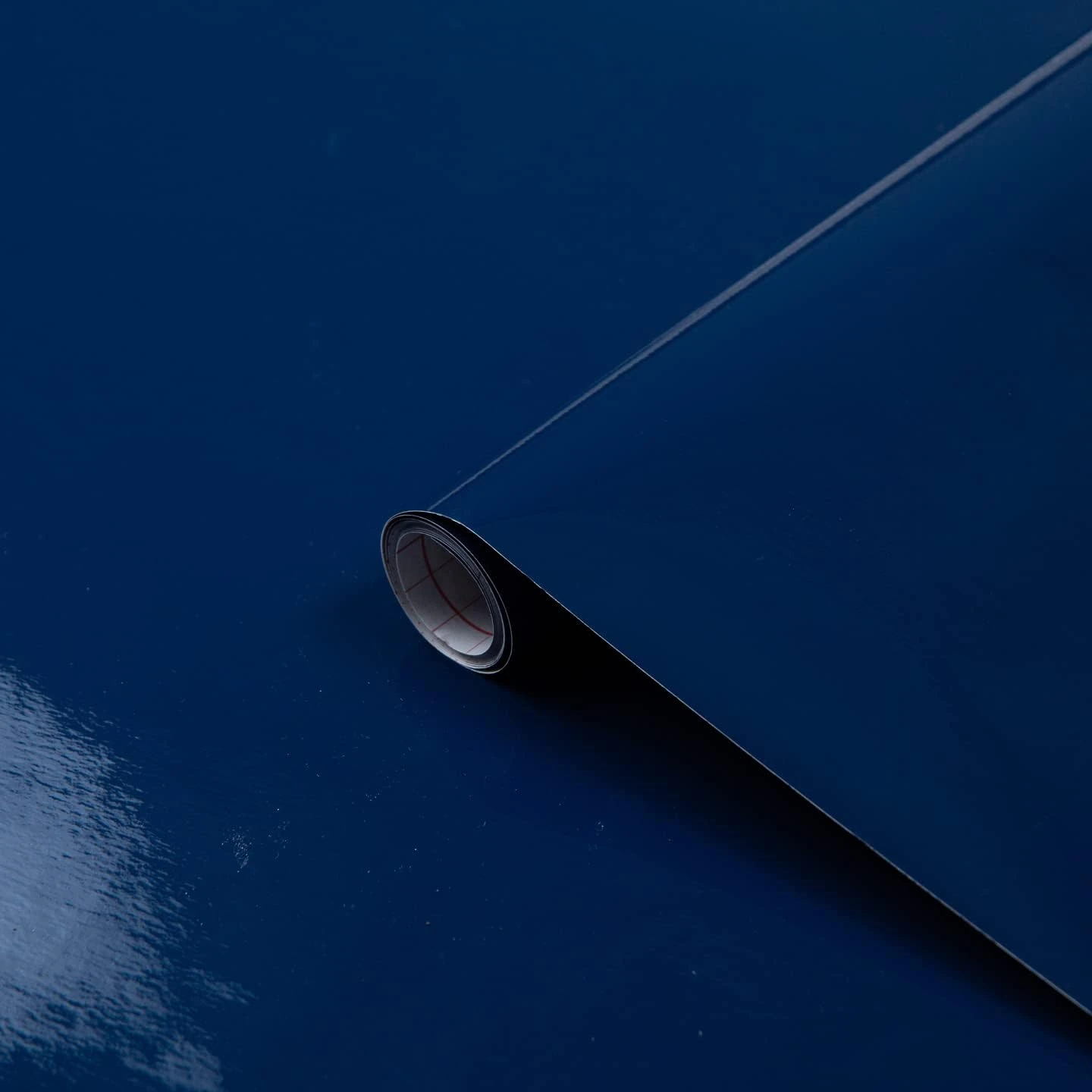 d-c-fix vinyl wrap Navy blue gloss plain 45 cm x 2 m - sticky back plastic roll for furniture, kitchen & cupboards - contact paper sticker self adhesive film