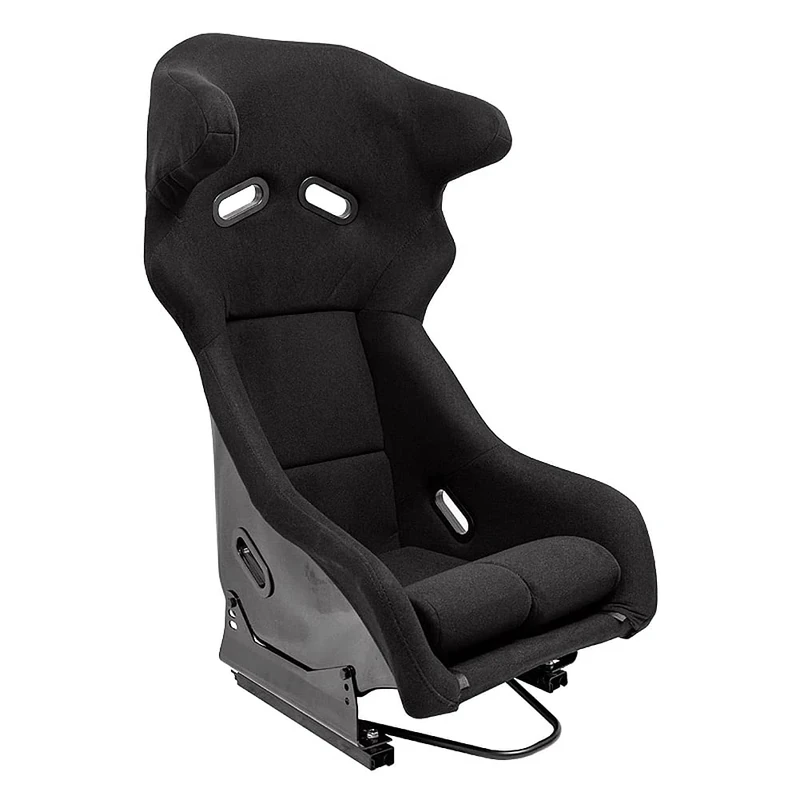 AutoStyle Sport seat 'FS' - Black - Non-reclinable fibreglass back-rest - incl. slides