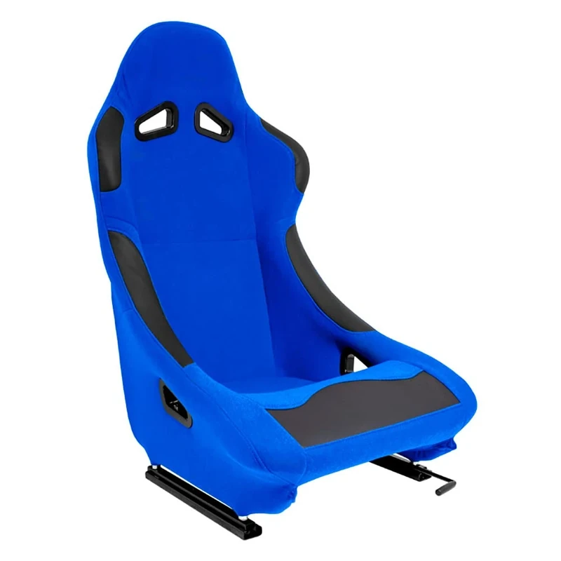 AutoStyle Sport seat 'BW' - Blue - Non-reclinable back-rest - incl. slides