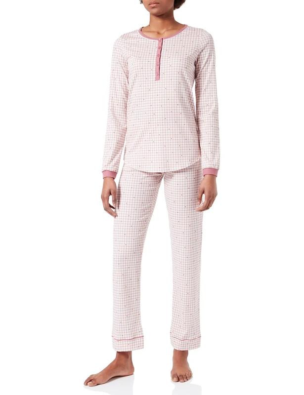 Calida Women's Sweet Dreams Pajama Set, mauve rose, 40-42