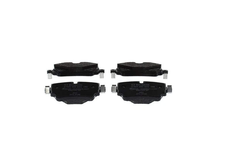Bosch BP2429 - Brake Pads Car Rear Axle - Bosch Quality - Reduced Noise and Dust - ECE-R90 Certified - Copper-Free - 1 Set of 4 Pads
