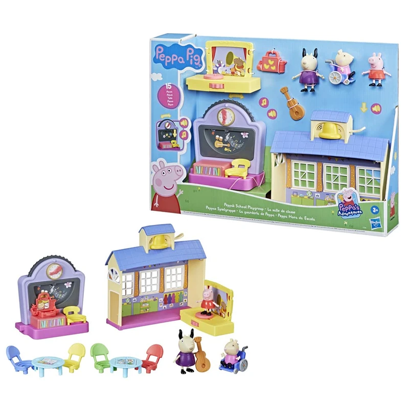 Peppa Pig Peppa's Adventures The Classroom Preschool Toy with Phrases and Sounds 3+ Years