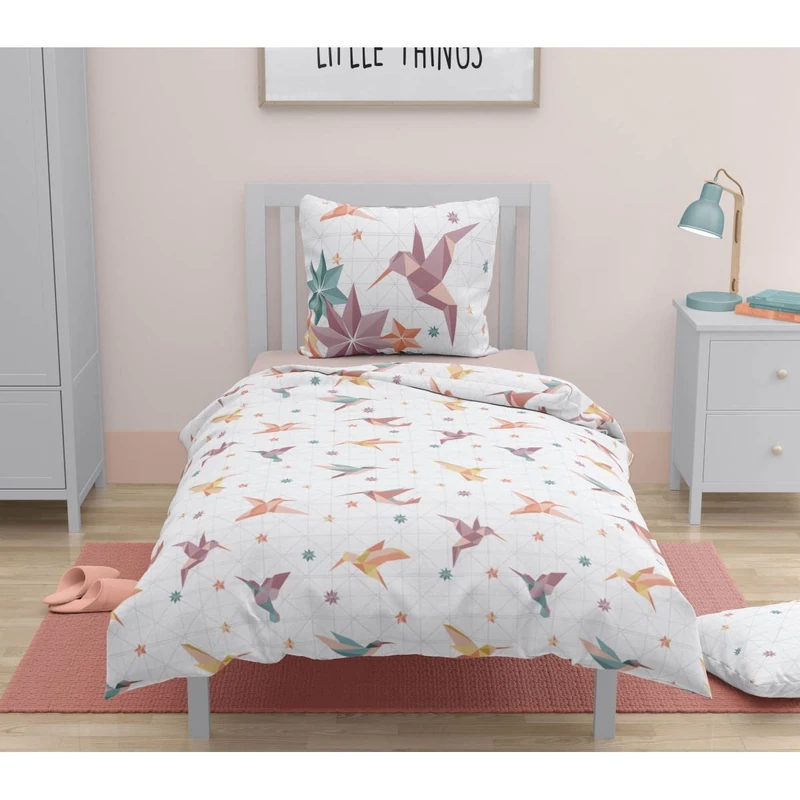 Home Linge Passion Children's Bed Linen 100% Cotton 57 Threads/cm², White, 140 x 200 cm