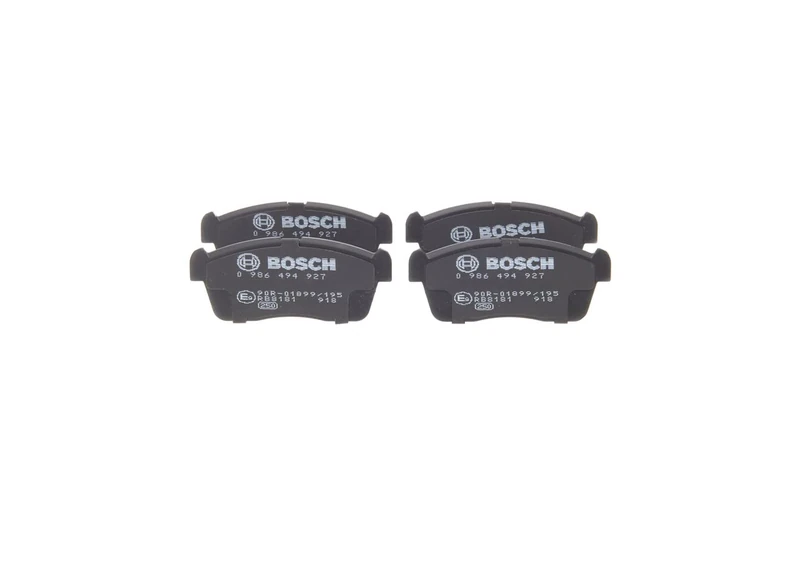 Bosch BP1916 - Brake Pads Car Front Axle - Bosch Quality - Reduced Noise and Dust - ECE-R90 Certified - Copper-Free - 1 Set of 4 Pads