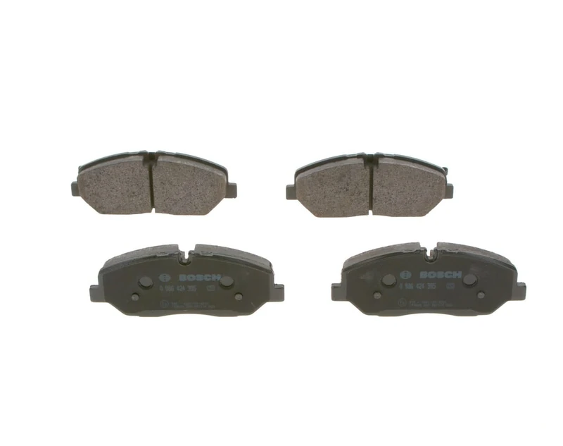 Bosch BP2307 - Brake Pads Car Front Axle - Bosch Quality - Reduced Noise and Dust - ECE-R90 Certified - Copper-Free - 1 Set of 4 Pads