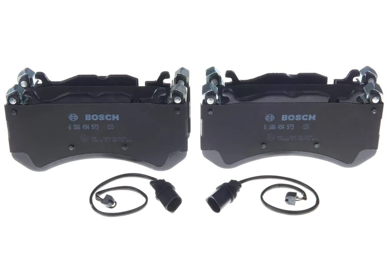 Bosch BP1824 - Brake Pads Car Front Axle - Bosch Quality - Reduced Noise and Dust - ECE-R90 Certified - Copper-Free - 1 Set of 4 Pads