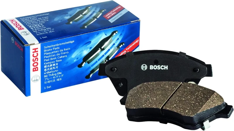Bosch BP2295 - Brake Pads Car Front Axle - Bosch Quality - Reduced Noise and Dust - ECE-R90 Certified - Copper-Free - 1 Set of 4 Pads