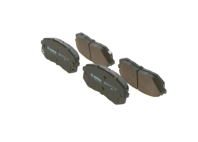 Bosch BP1893 - Brake Pads Car Front Axle - Bosch Quality - Reduced Noise and Dust - ECE-R90 Certified - Copper-Free - 1 Set of 4 Pads - With Accessories