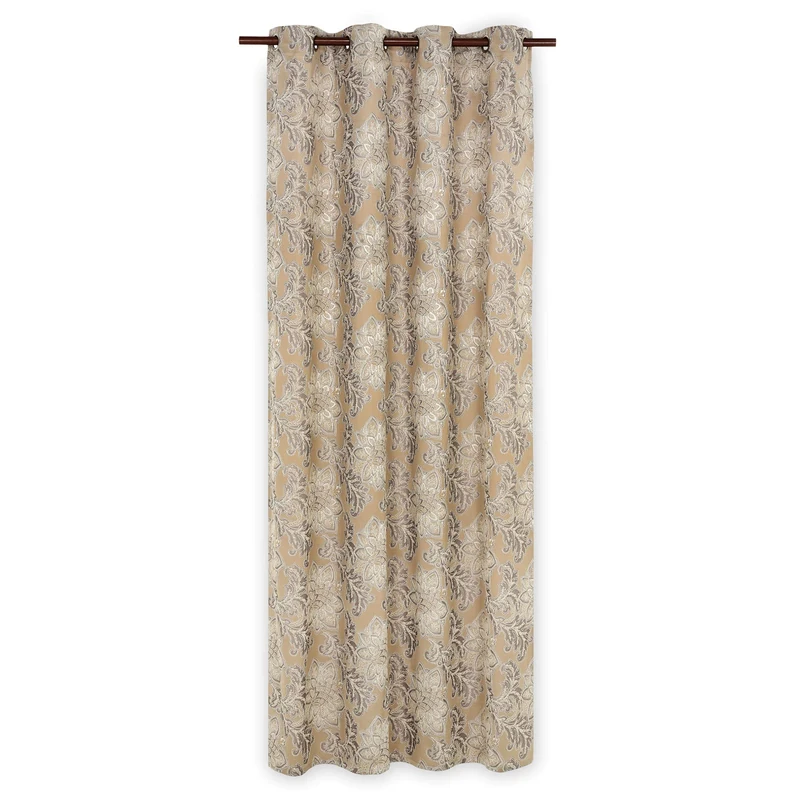Deco Mex VAEK29619 ANNECY Curtain Polyester Grey Normal Size