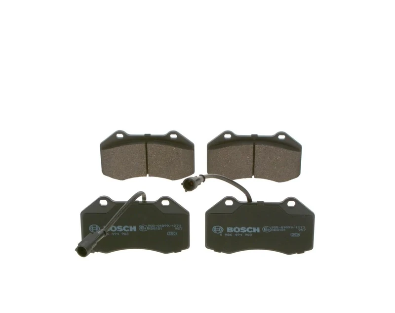 Bosch BP1891 - Brake Pads Car Front Axle - Bosch Quality - Reduced Noise and Dust - ECE-R90 Certified - Copper-Free - 1 Set of 4 Pads