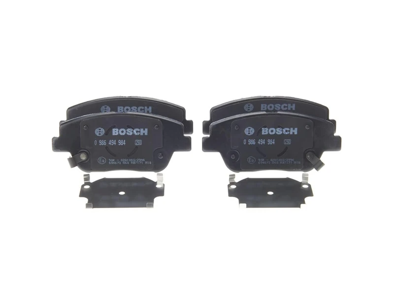 Bosch BP1835 - Brake Pads Car Front Axle - Bosch Quality - Reduced Noise and Dust - ECE-R90 Certified - Copper-Free - 1 Set of 4 Pads