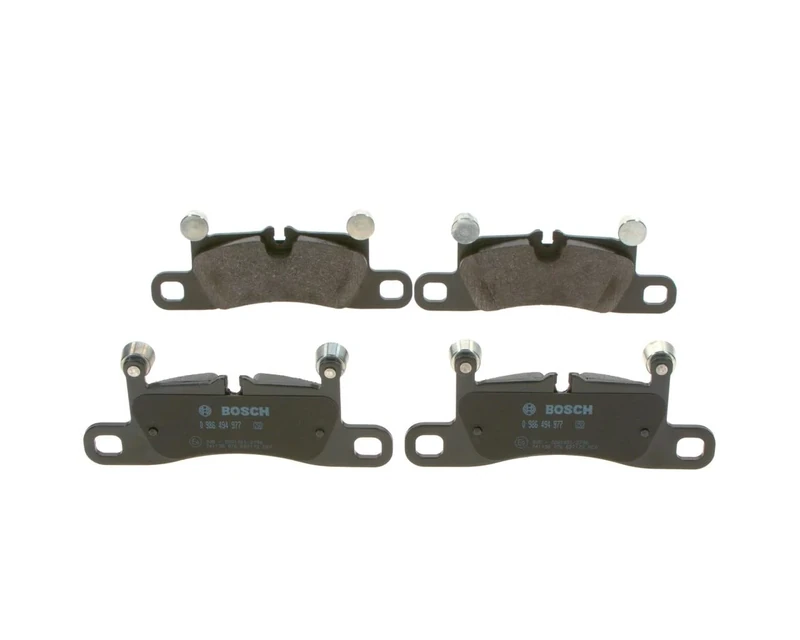 Bosch BP1828 - Brake Pads Car Rear Axle - Bosch Quality - Reduced Noise and Dust - ECE-R90 Certified - Copper-Free - 1 Set of 4 Pads