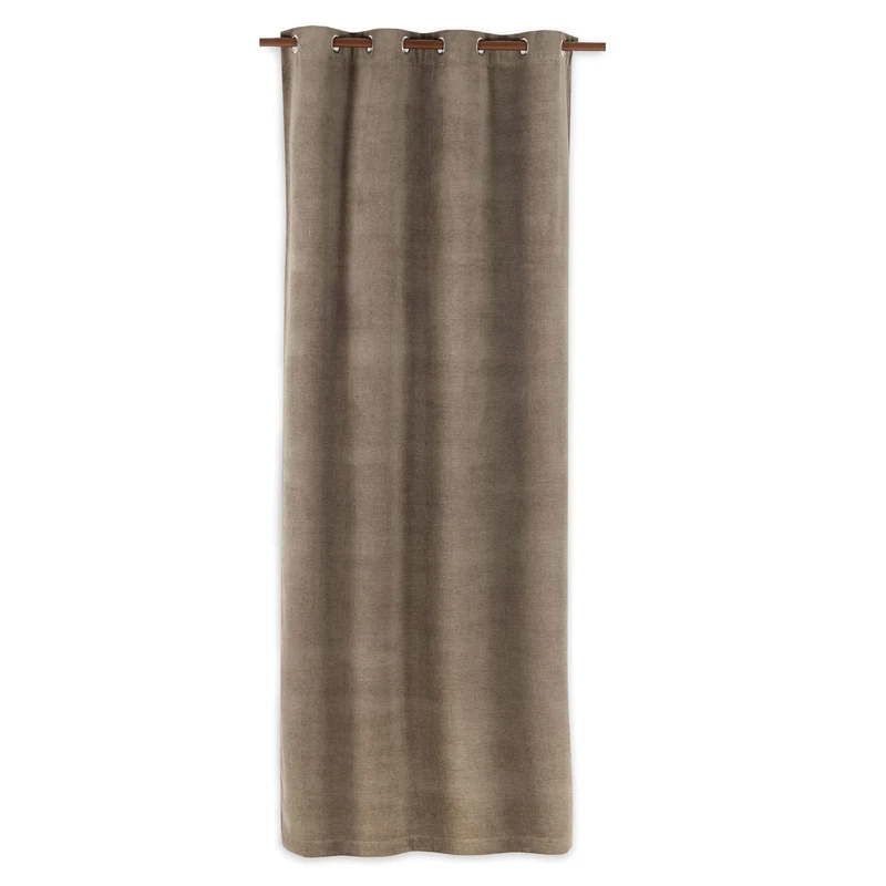 Deco Mex OTEDAN05 DANNY Curtains Polyester Brown Regular Size