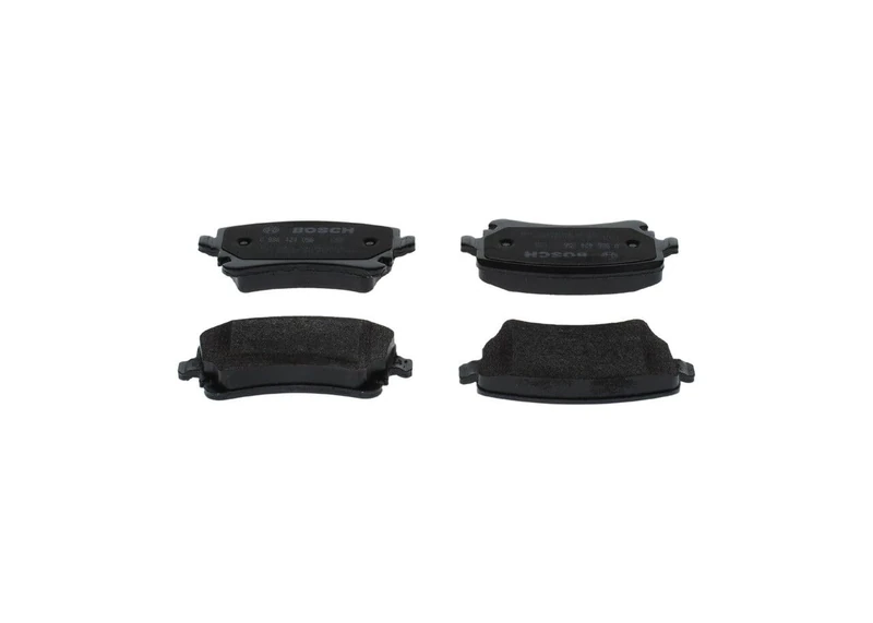 Bosch BP2279 - Brake Pads Car Rear Axle - Bosch Quality - Reduced Noise and Dust - ECE-R90 Certified - Copper-Free - 1 Set of 4 Pads