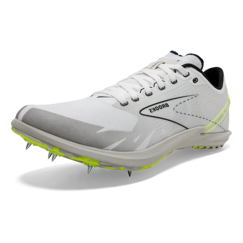 Brooks Draft XC Supportive Cross-Country Running Shoe - White/Black/Nightlife - 9 - Image 1