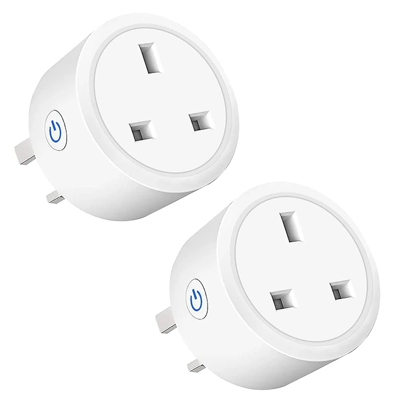 JURCHEN Smart Plug 2-Pack WiFi Socket - Alexa, Google, IFTTT, 16A