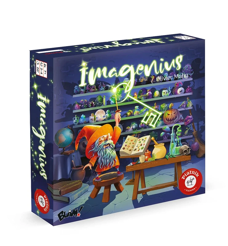Piatnik 6655 - Imagenius | Search for the hidden ingredients and connects them with the magic pen | Find secret item | From 7 years | For families and friends
