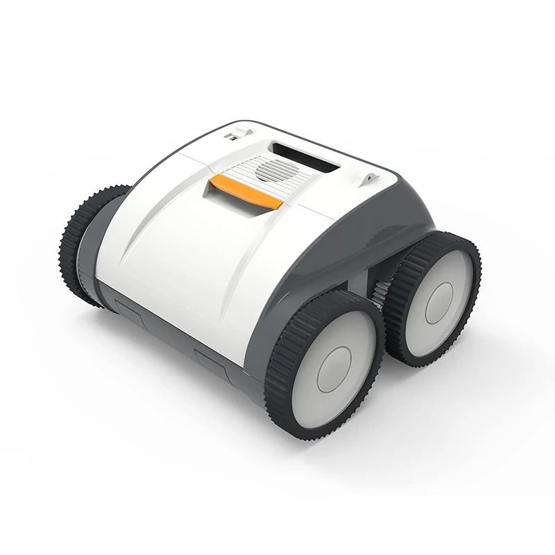 Ruby Autonomous Electric Robot Vacuum Cleaner for Pools 4 x 8 m, 3 Motors Bottom and Walls and Water Line, Rechargeable Battery